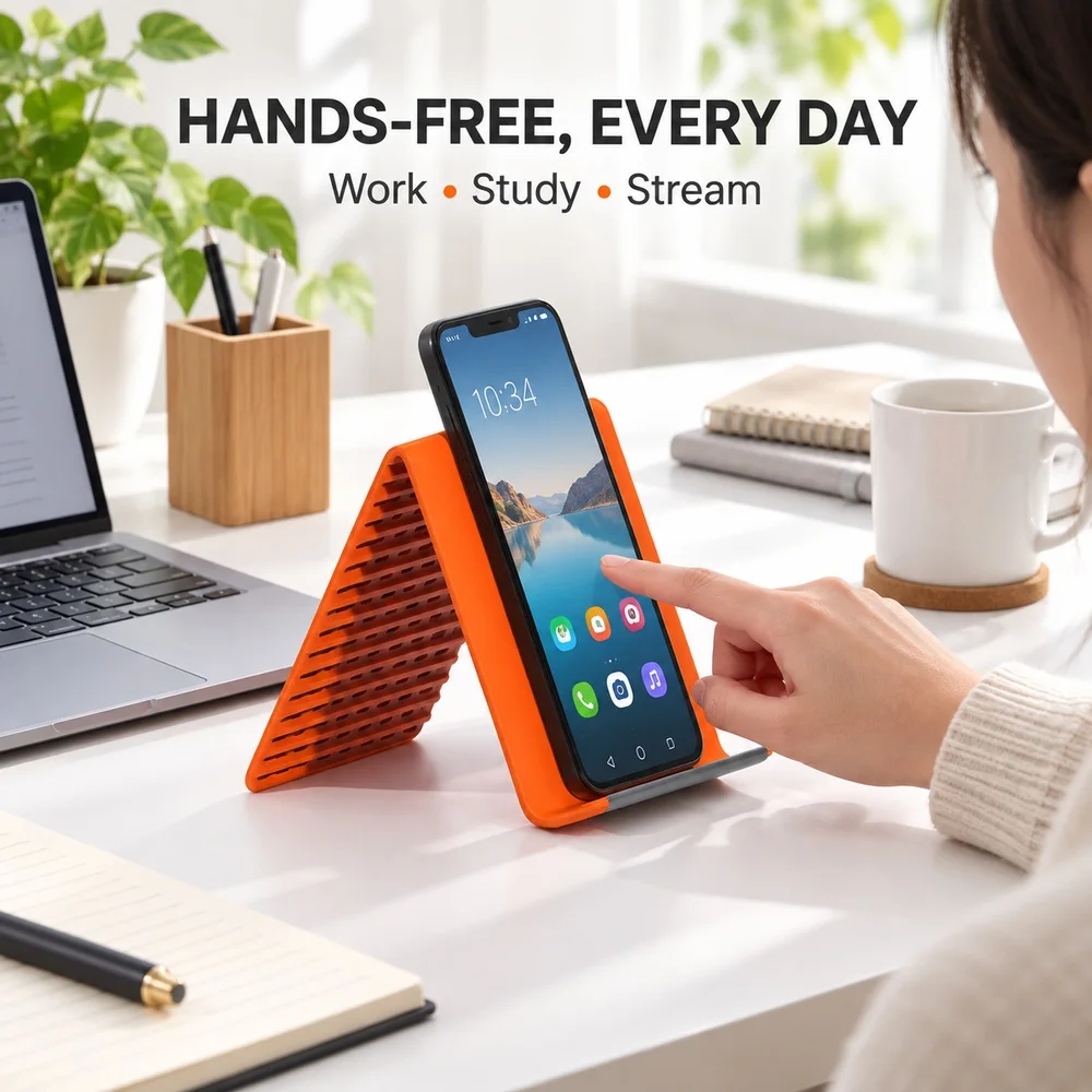 Laptop Stand - Suporte de silicone flexível para telemóvel,