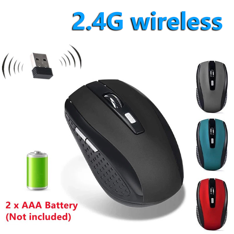 Laptop Mouse - 2.4g mouse sem fio portátil ergonomia