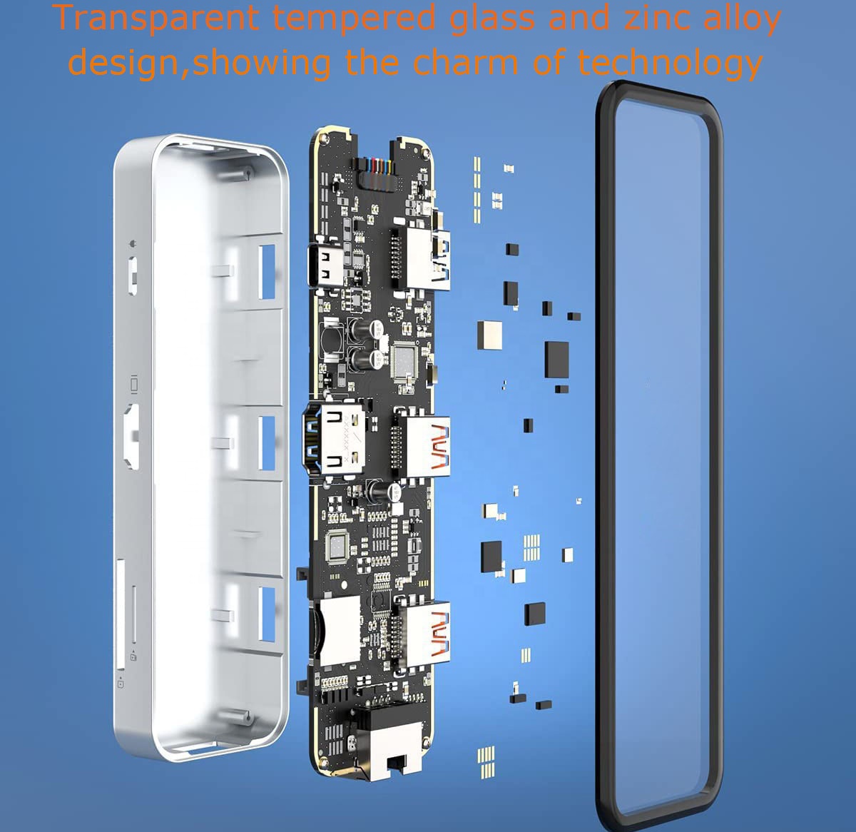 Hub USB-C com porta Ethernet 4 - Usb Hub avaliação e preço