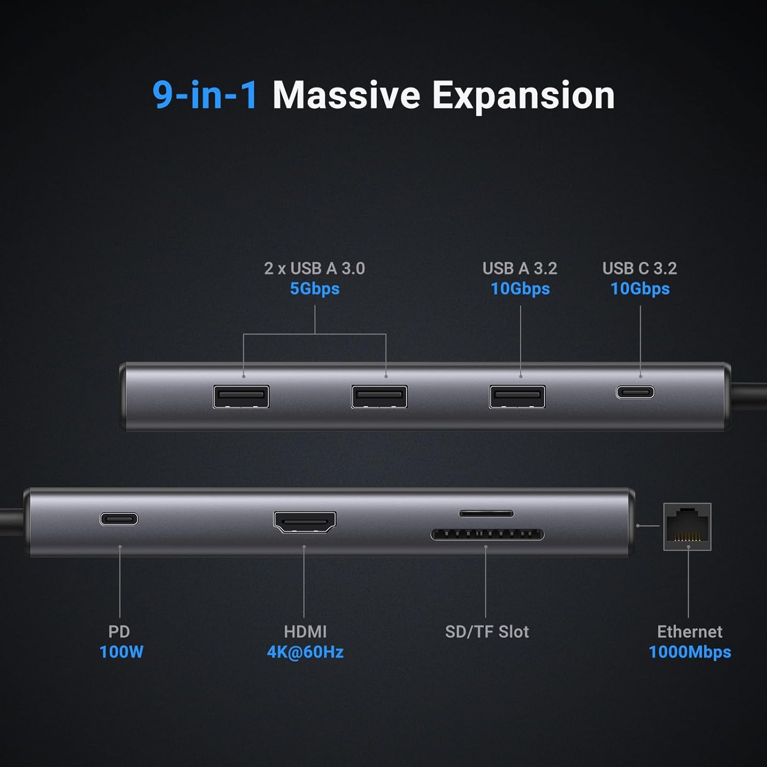UGREEN Revodok Pro 109 USB C H - Usb Hub avaliação e preço