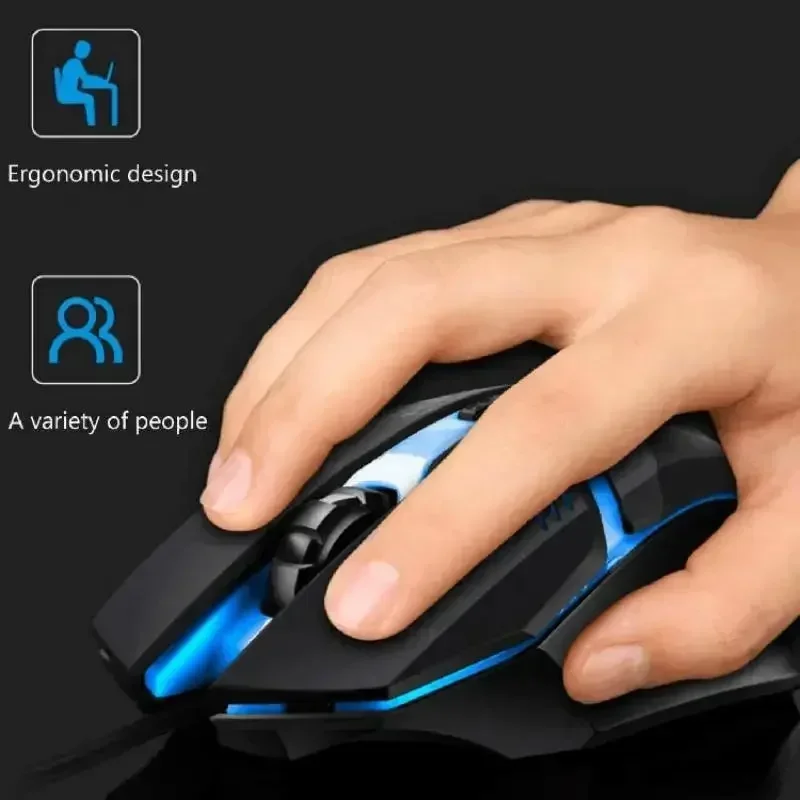 Novo e moderno rato de jogos e - Laptop Mouse avaliação e preço