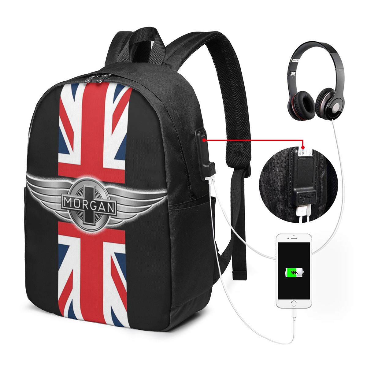 Mochila Morgan Motor Car Compa - Laptop Bag avaliação e preço