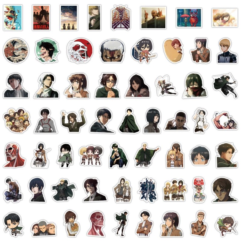 60 Adesivos de Anime Attack on - Laptop Original Accessories avaliação e preço