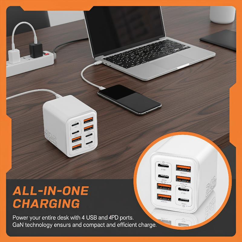 Carregador USB C GaN de 240W 8 - Laptop Charger avaliação e preço