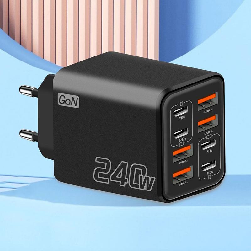 Carregador USB C GaN de 240W 8 - Laptop Charger avaliação e preço