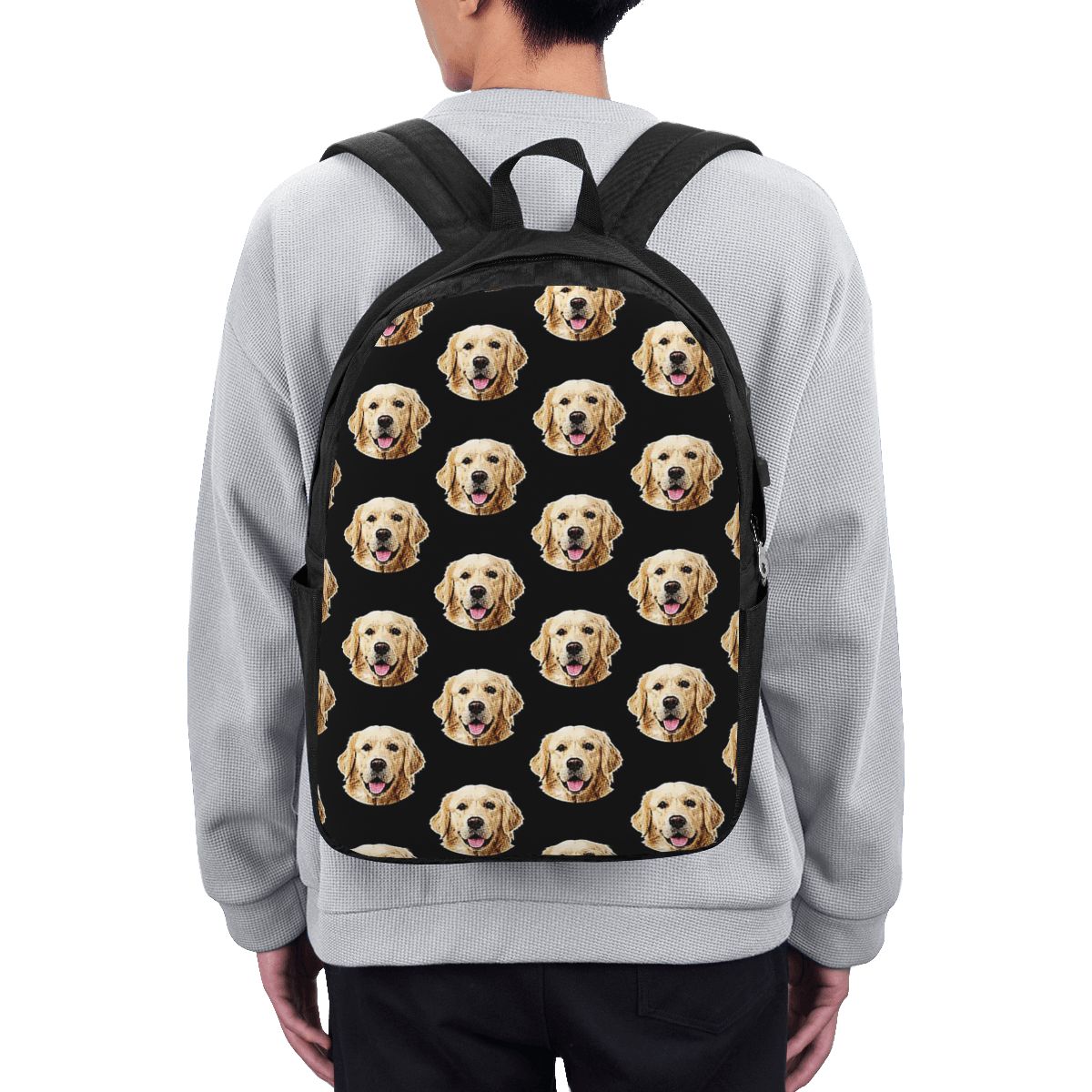 Mochila com retrato engraçado  - Laptop Bag avaliação e preço