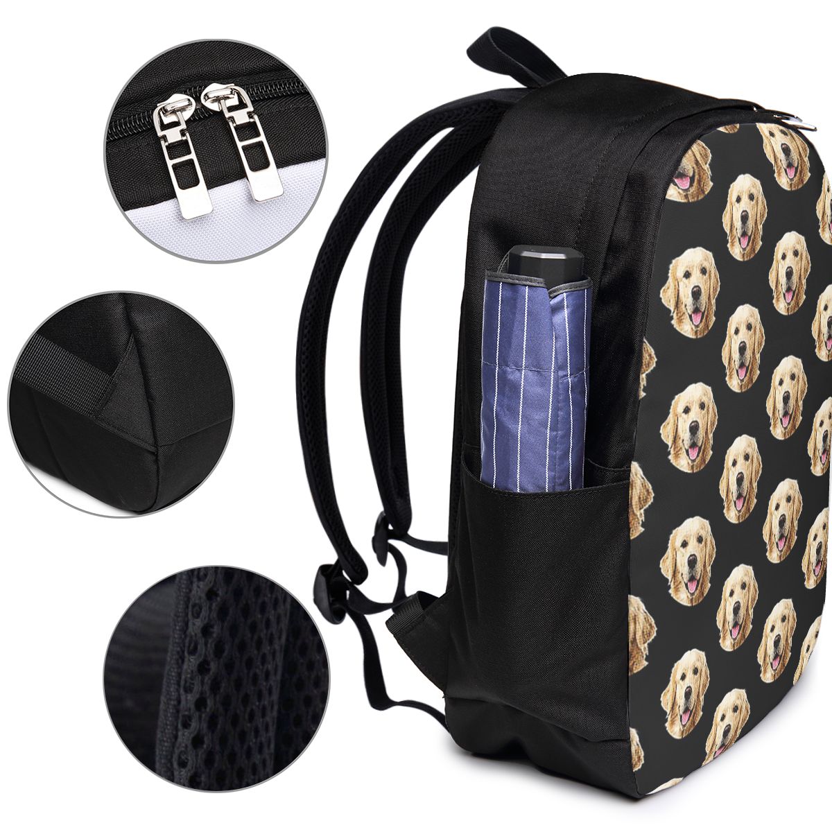 Mochila com retrato engraçado  - Laptop Bag avaliação e preço